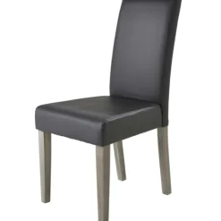 CBA Esstischstuhl Nani - 58x45x95 cm - Dunkel/Polyurethan