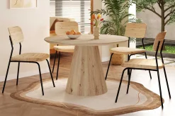Rousseau Esstisch Tigo | Ø120 x 75 cm | Old Oak Design