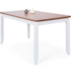 Interlink Esstisch Westerland 160x90cm - weiß/braun