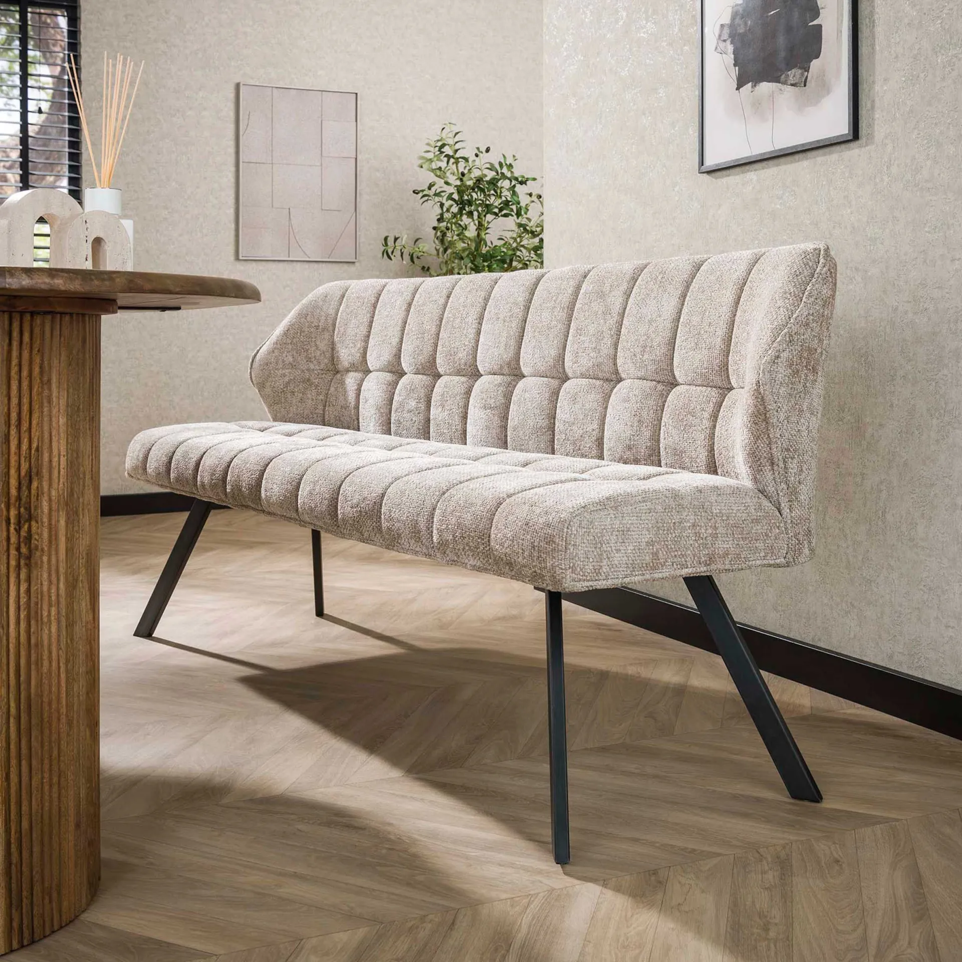 Emob Esszimmerbank Aster - 180x58x81cm - sand