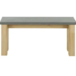 Gautier - Gami Esszimmerbank Louane 110x30cm - Eiche/Beton