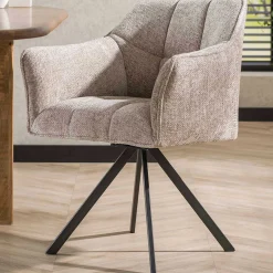 Emob Esszimmer-Drehstuhl Aster - 63x60x81cm - sand