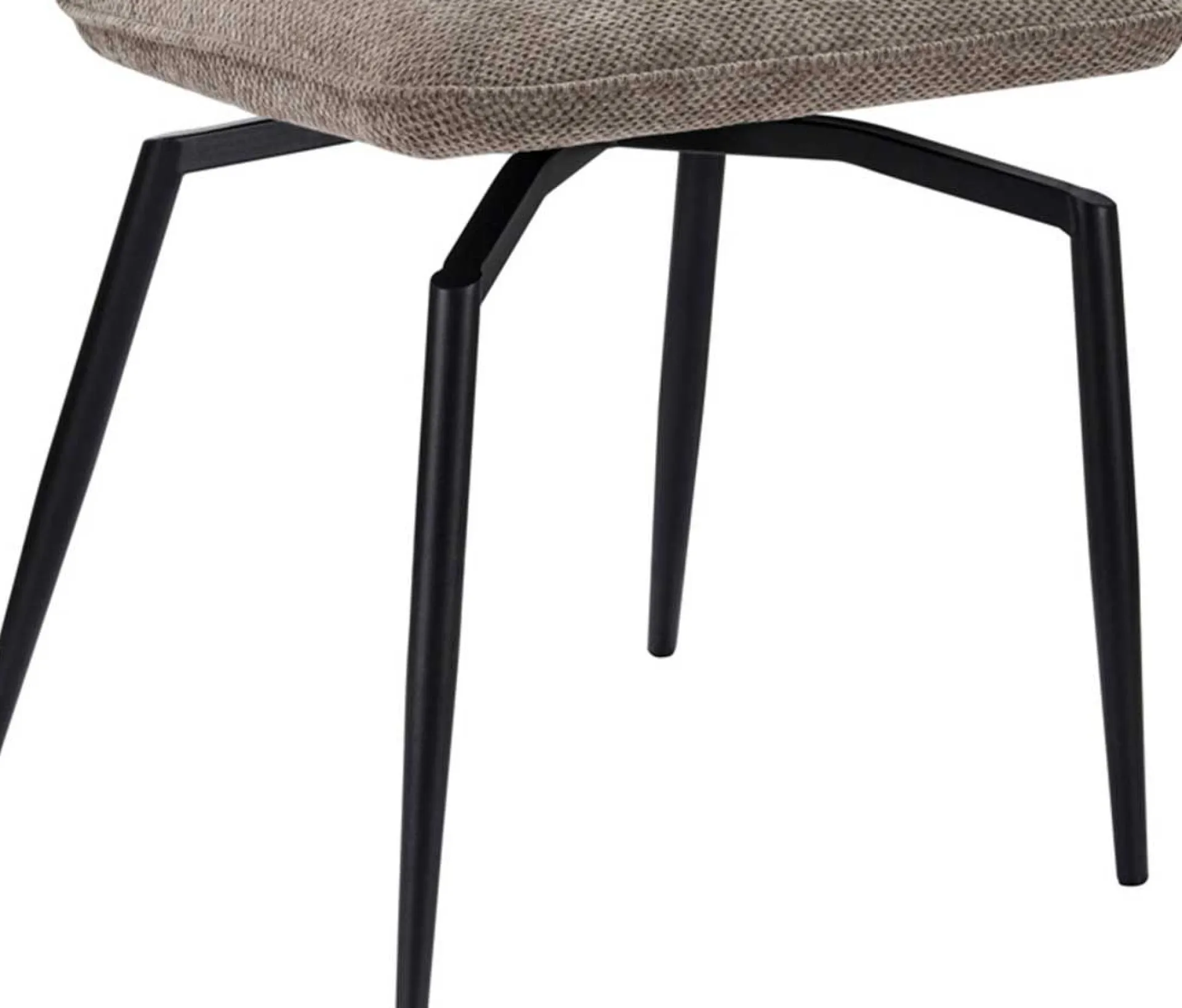 Rousseau Esszimmer-Drehstuhl Lara - 46x60x89cm - sand