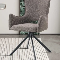 Rousseau Esszimmerstuhl Billy - 58x60x88cm - drehbar - sand
