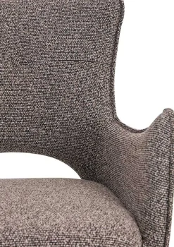 Rousseau Esszimmerstuhl Billy - 58x60x88cm - drehbar - sand