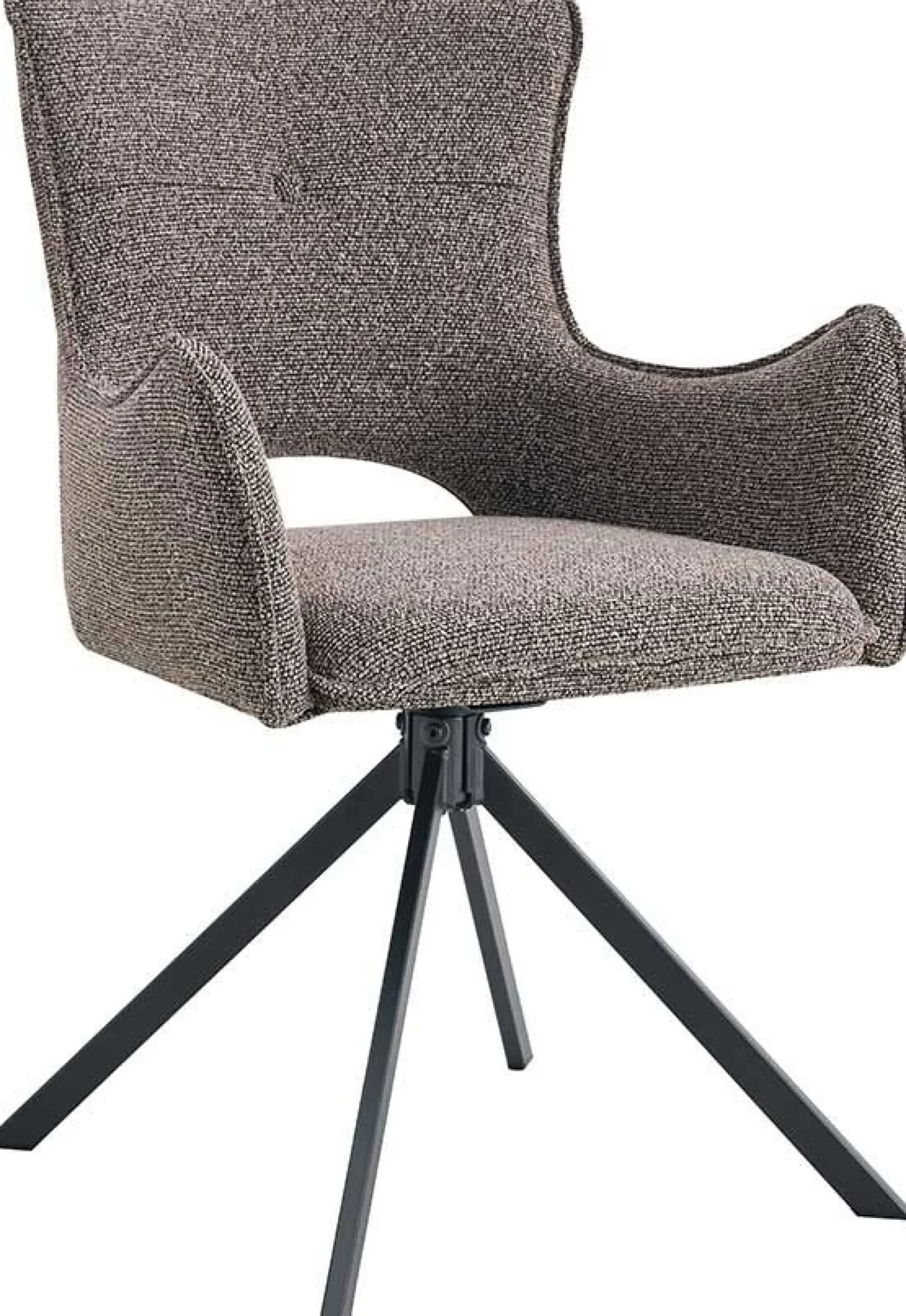 Rousseau Esszimmerstuhl Billy - 58x60x88cm - drehbar - sand