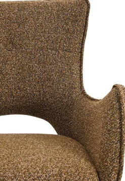 Rousseau Esszimmerstuhl Billy - 58x60x88cm - drehbar - Rost