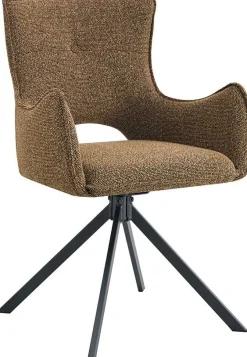Rousseau Esszimmerstuhl Billy - 58x60x88cm - drehbar - Rost