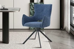 Rousseau Esszimmerstuhl Billy - 58x60x88cm - drehbar -