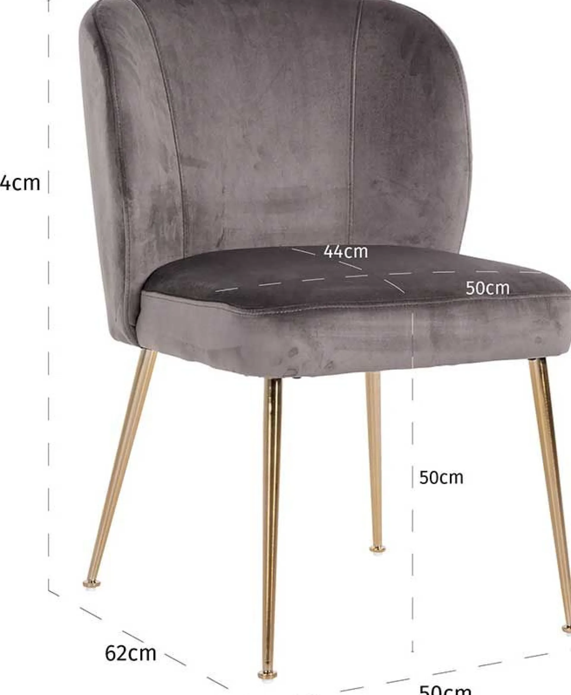 Richmond Esszimmerstuhl Cannon velvet - /gold