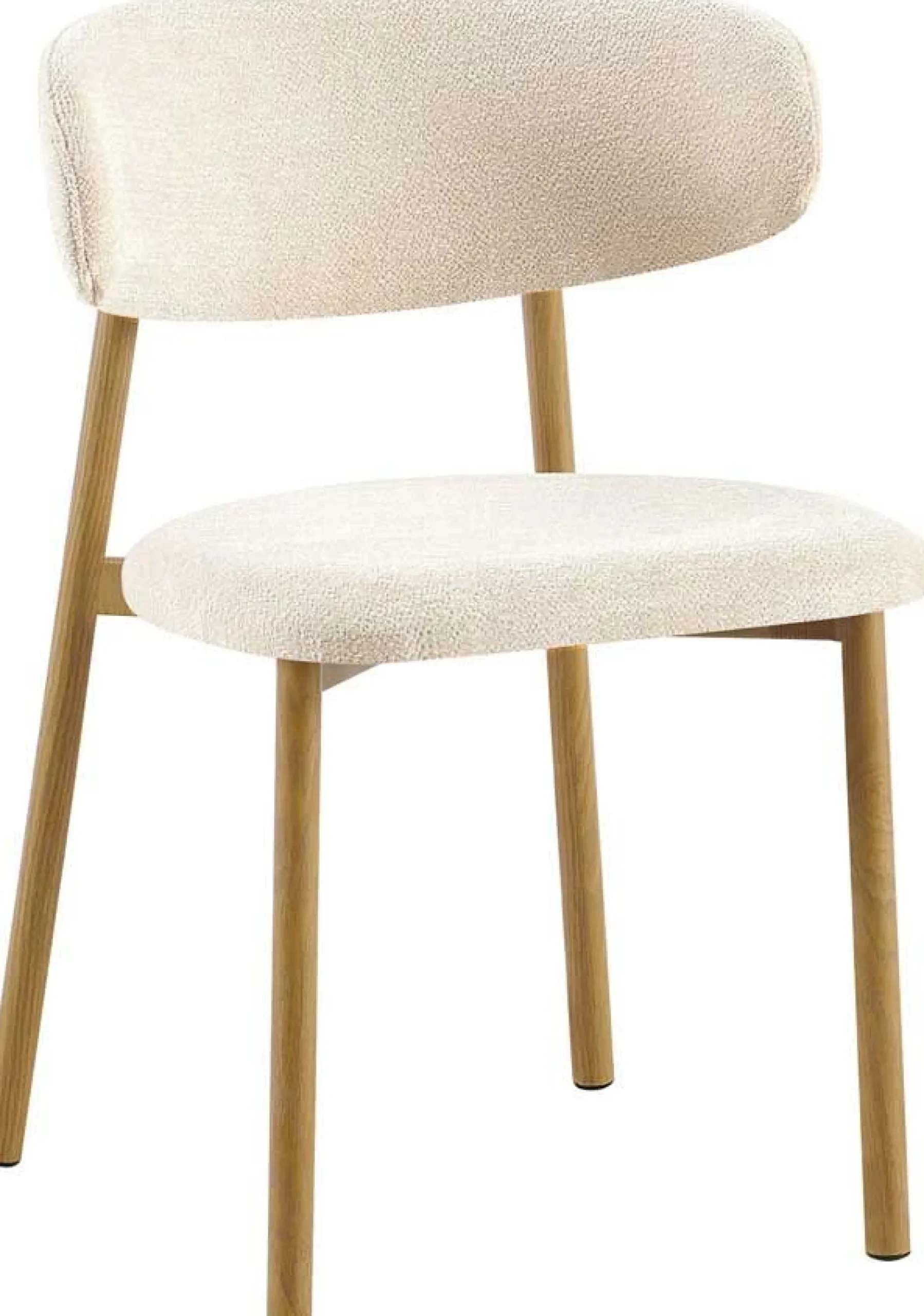 Rousseau Esszimmerstuhl Coco - 53x52x78cm - Metall/r Stoff