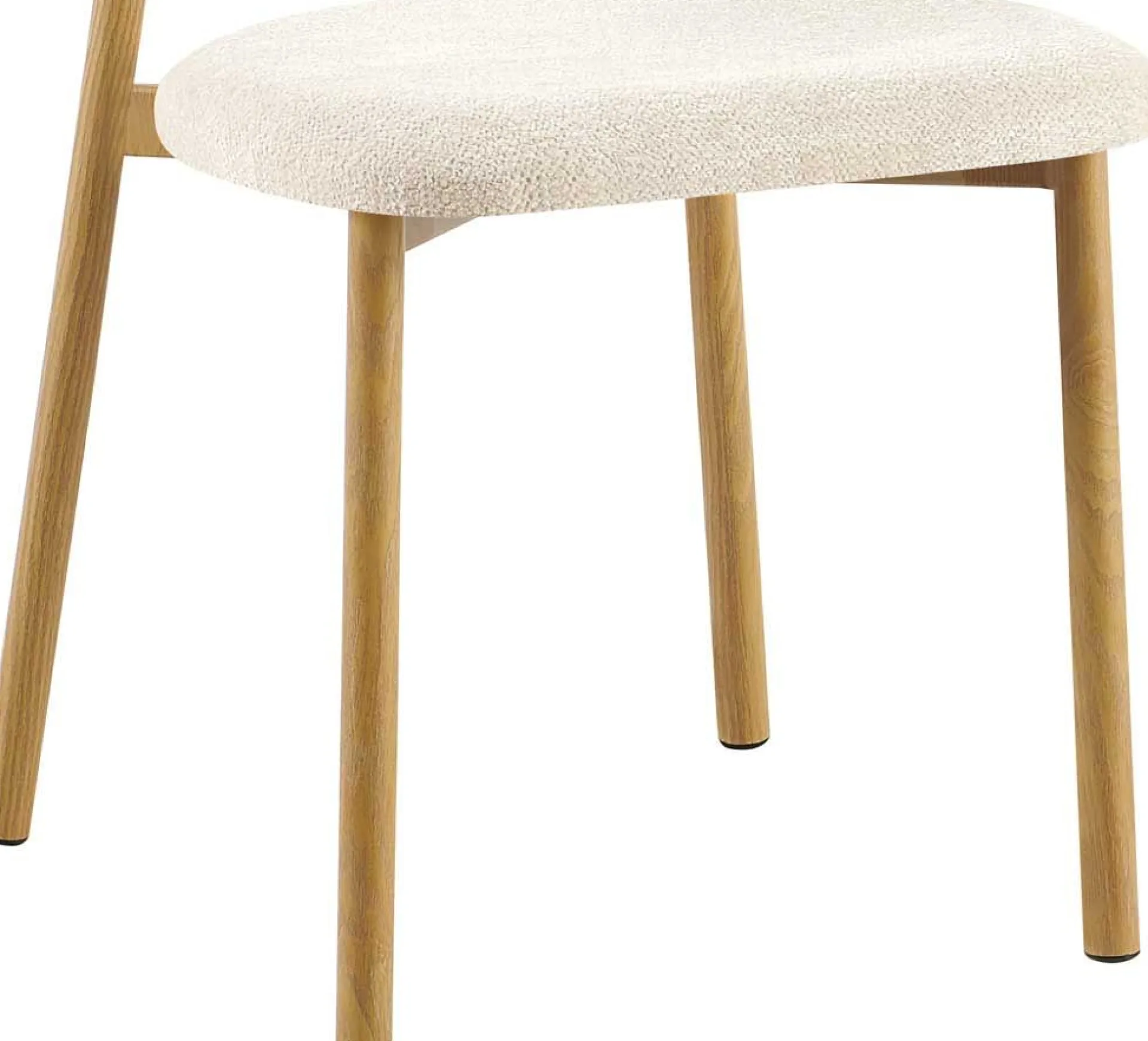 Rousseau Esszimmerstuhl Coco - 53x52x78cm - Metall/r Stoff
