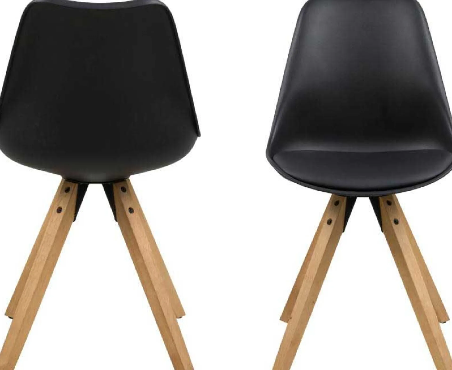 Emob Esszimmerstuhl Dima - in Lederoptik - / braun