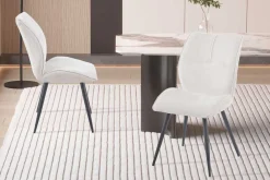 Rousseau Esszimmerstuhl Faye - 49x65x89cm - ecru