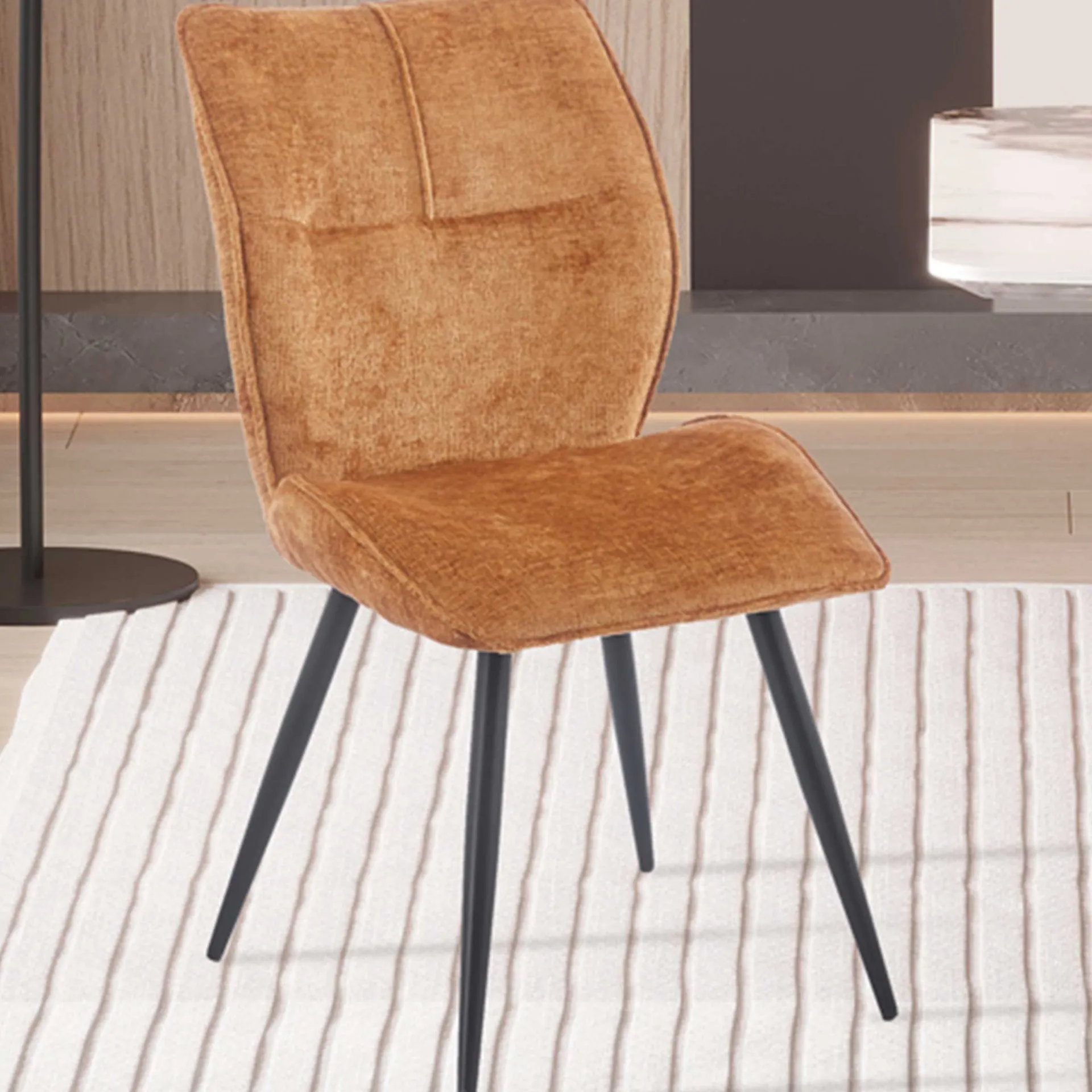 Rousseau Esszimmerstuhl Faye - 49x65x89cm - gold