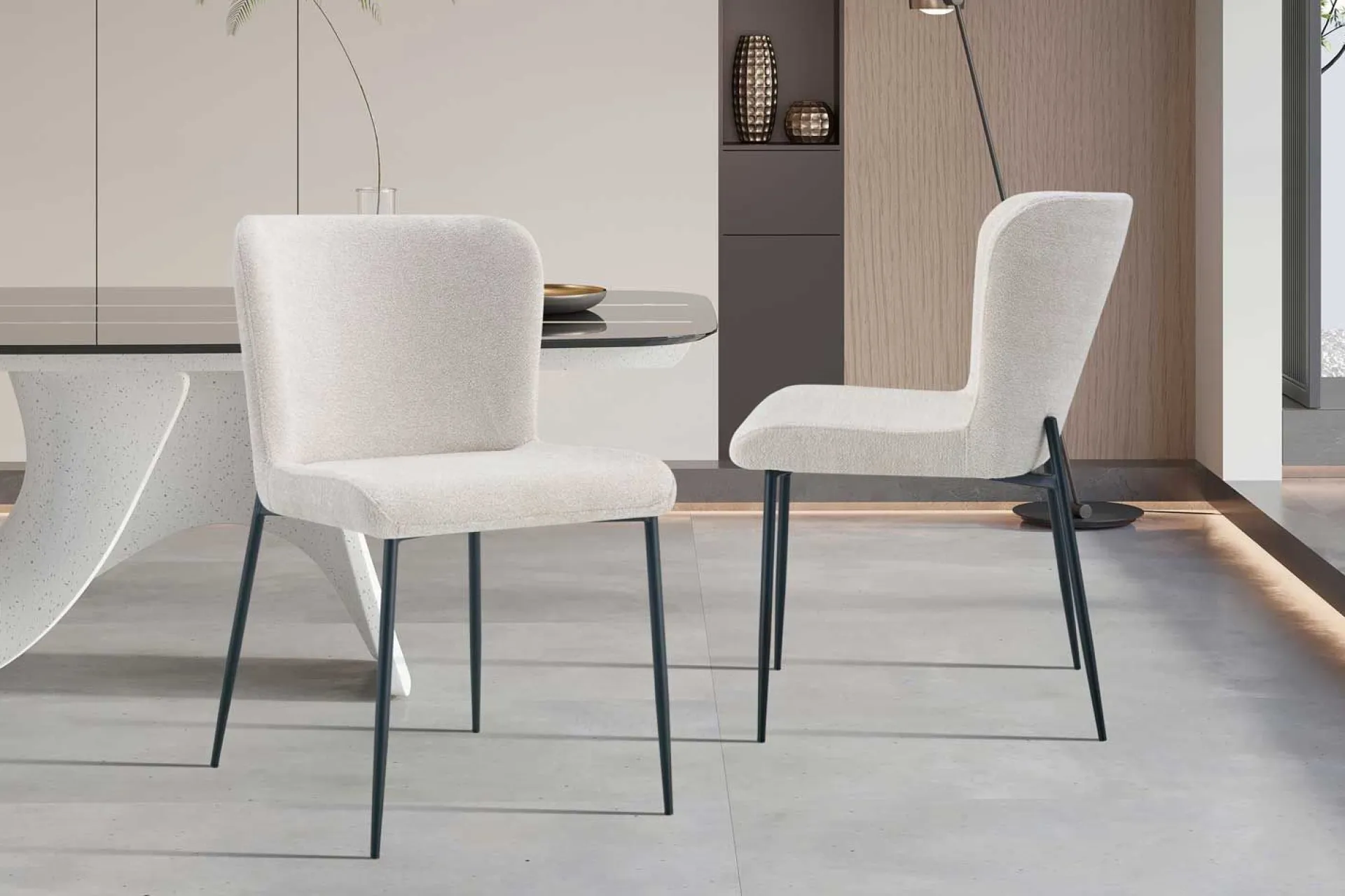 Rousseau Esszimmerstuhl Lisa | 50 x 62 x 85 cm | Beige