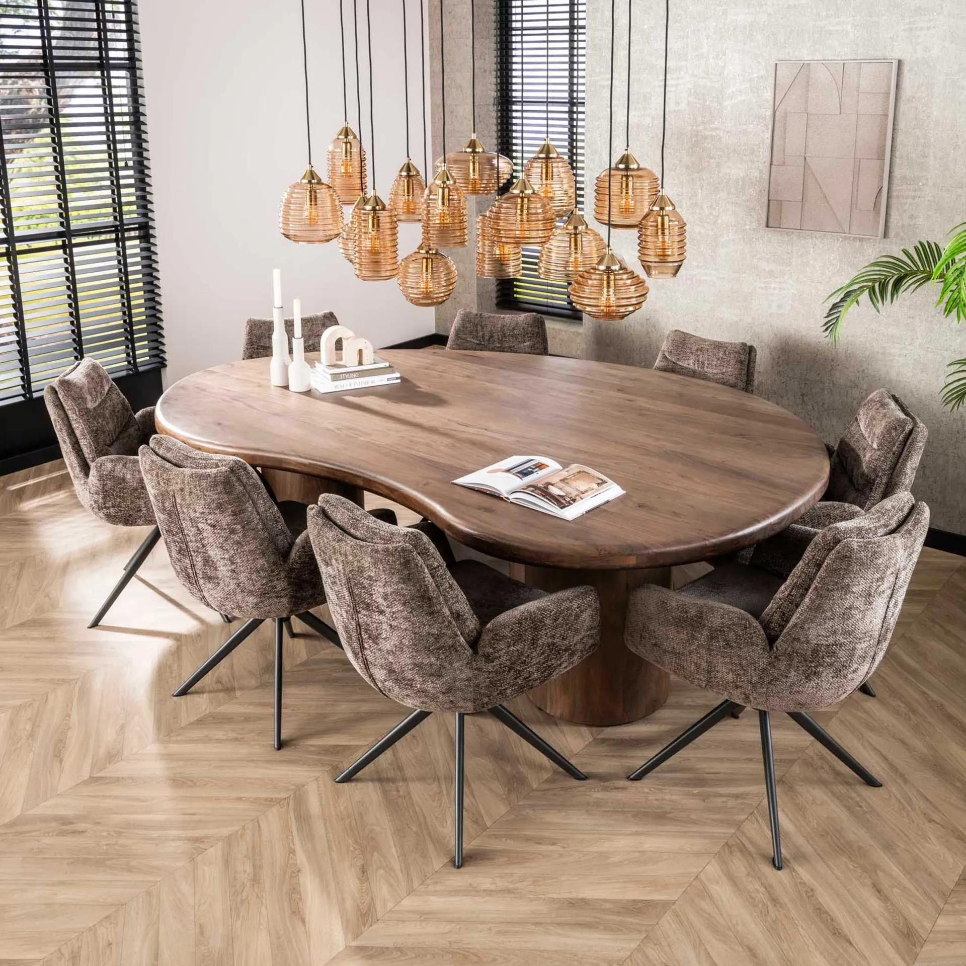 Emob Esszimmerstuhl Lungo - 66x67x90cm - drehbar -