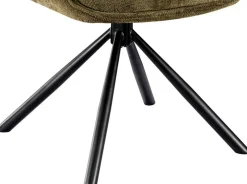 Rousseau Esszimmerstuhl Morris - 48x59.5x90cm - drehbar - er Stoff