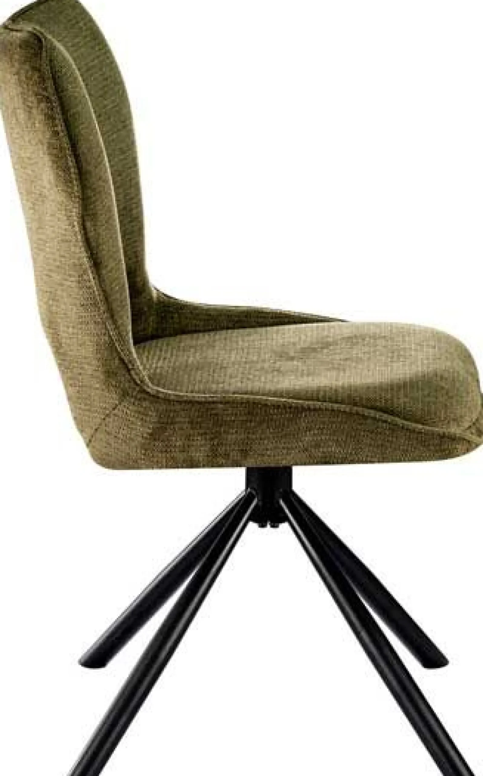 Rousseau Esszimmerstuhl Morris - 48x59.5x90cm - drehbar - er Stoff