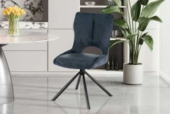 Rousseau Esszimmerstuhl Morris - 48x59.5x90cm - drehbar - er Stoff