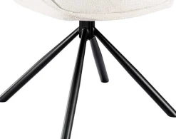 Rousseau Esszimmerstuhl Morris - 48x59.5x90cm - drehbar - Stoff
