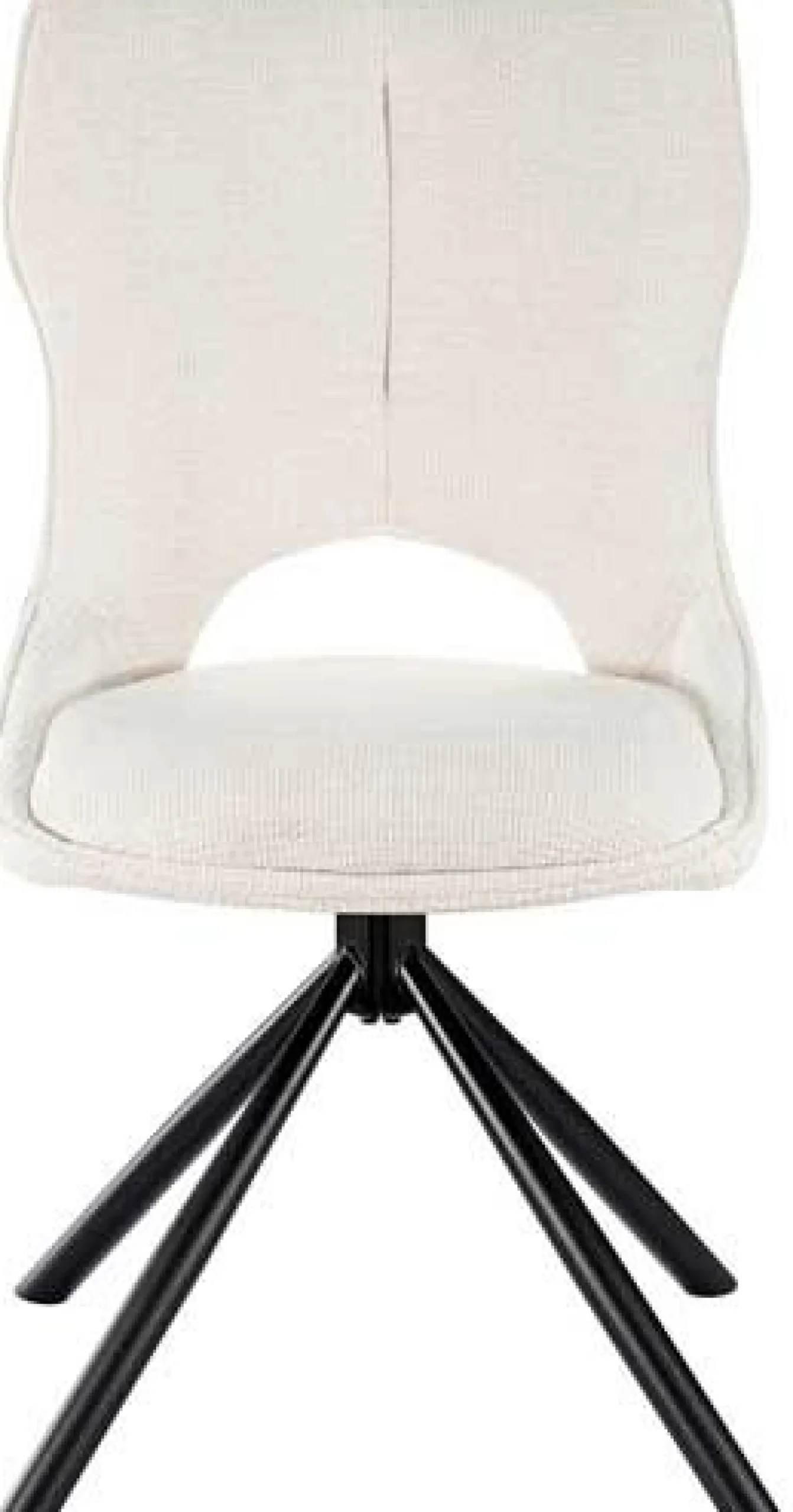 Rousseau Esszimmerstuhl Morris - 48x59.5x90cm - drehbar - Stoff