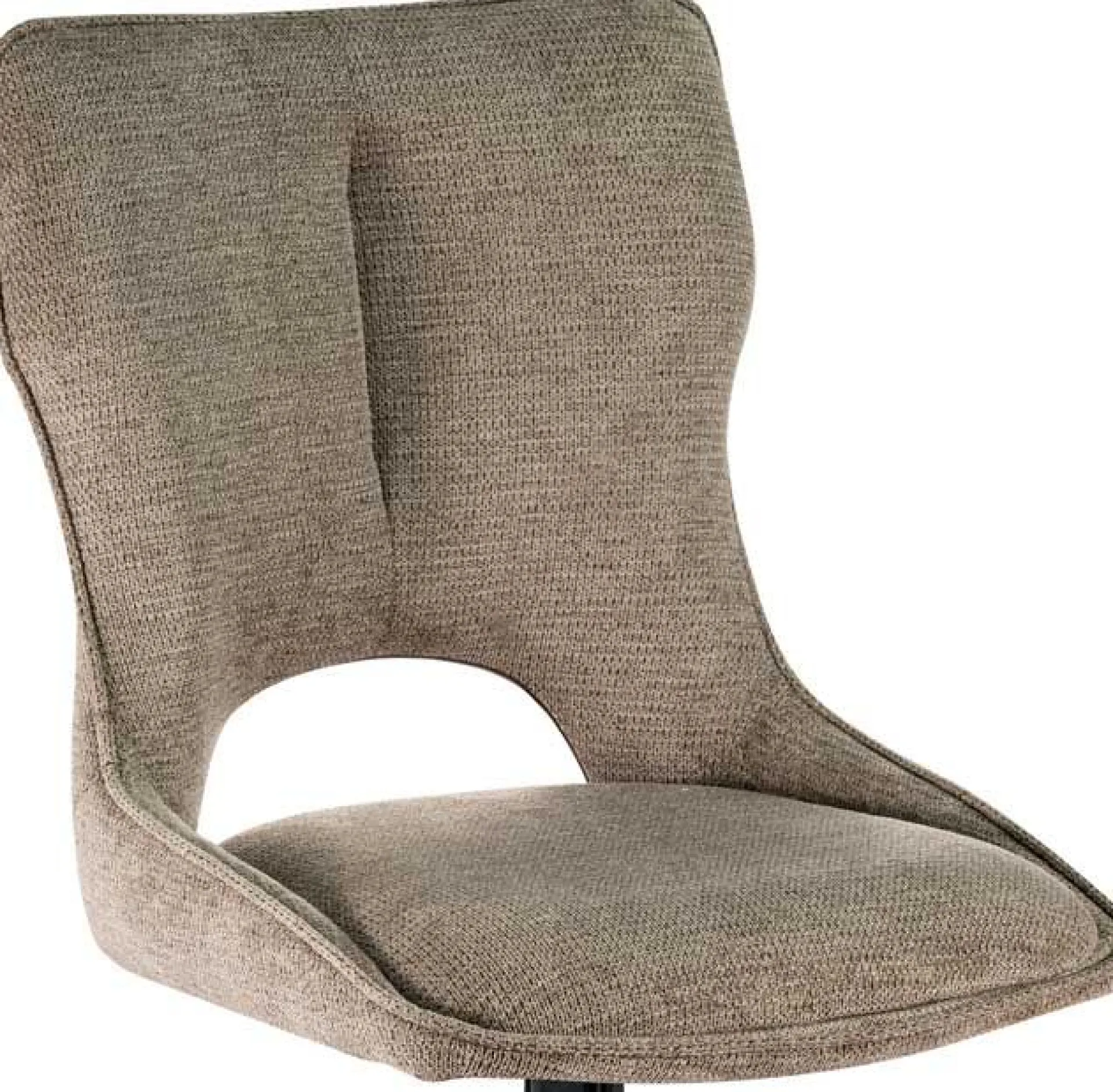 Rousseau Esszimmerstuhl Morris - 48x59.5x90cm - drehbar - heller Stoff