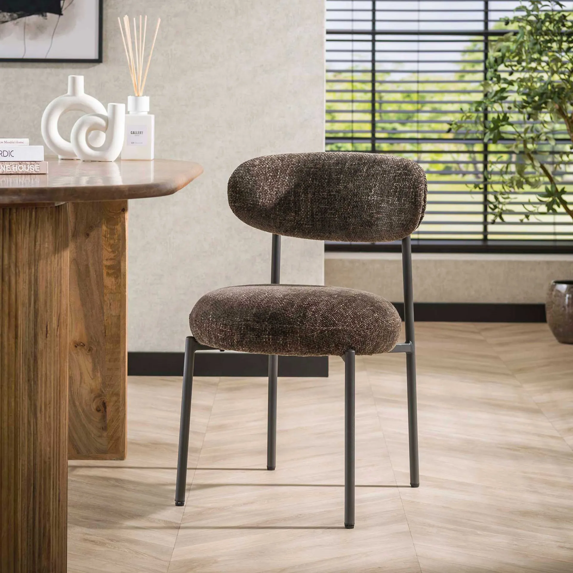 Emob Esszimmerstuhl Rondo - 52x57x81cm - er Stoff