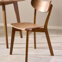 Emob Esszimmerstuhl Rover - 45x55x79,5cm - Walnussfurnier