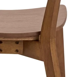 Emob Esszimmerstuhl Rover - 45x55x79,5cm - Walnussfurnier