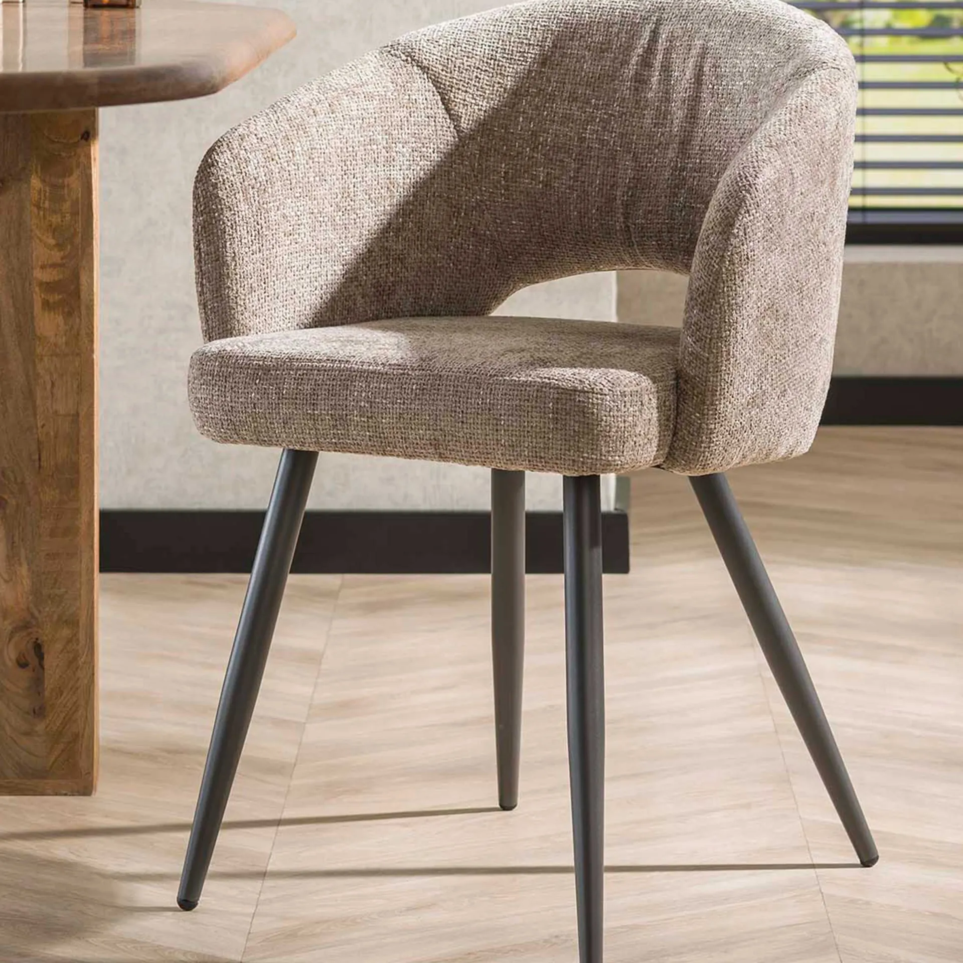 Emob Esszimmerstuhl Saloon - 58x56x81cm - Stoff