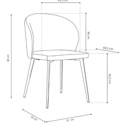 Rousseau Esszimmerstuhl Tilly-