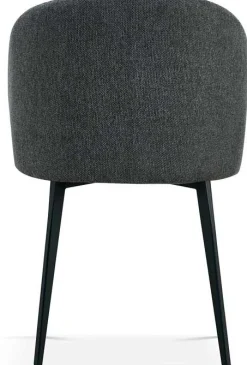 Rousseau Esszimmerstuhl Tilly - 51x55x80cm - dunkelgrauer Stoff