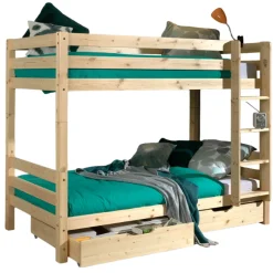 Etagenbett Claire 160cm mit 2 Schubladen - Kieferholz