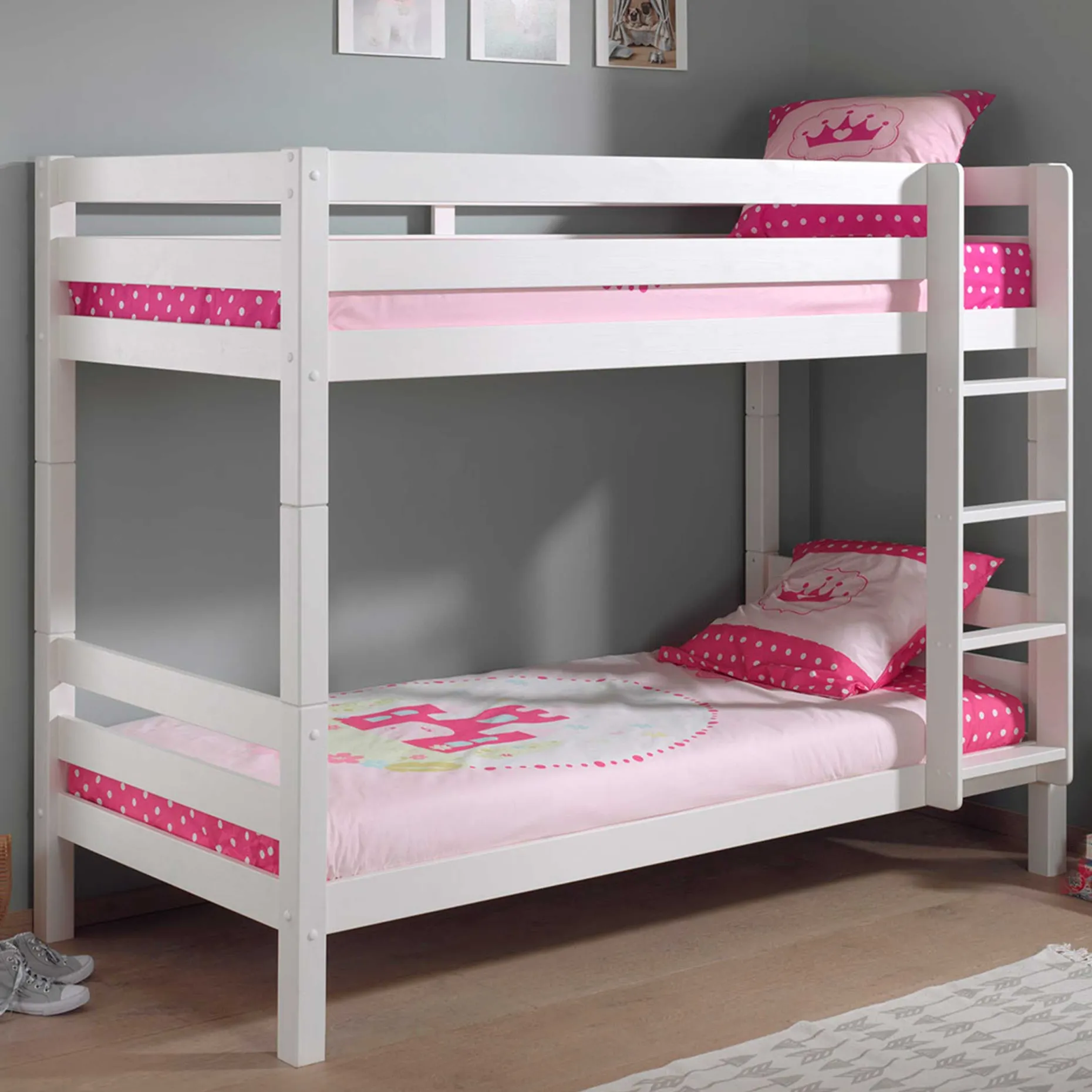 Etagenbett Claire 160cm - weiß