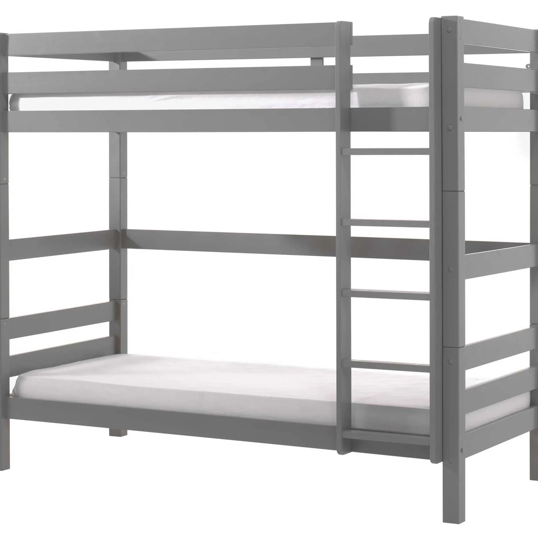 Etagenbett Claire hoch - grau