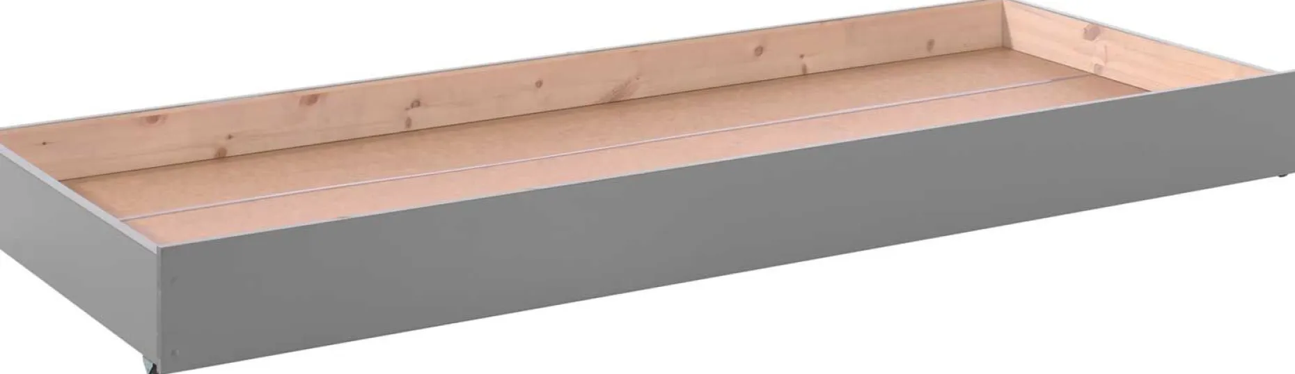 Etagenbett Claire hoch mit Bettkasten - grau
