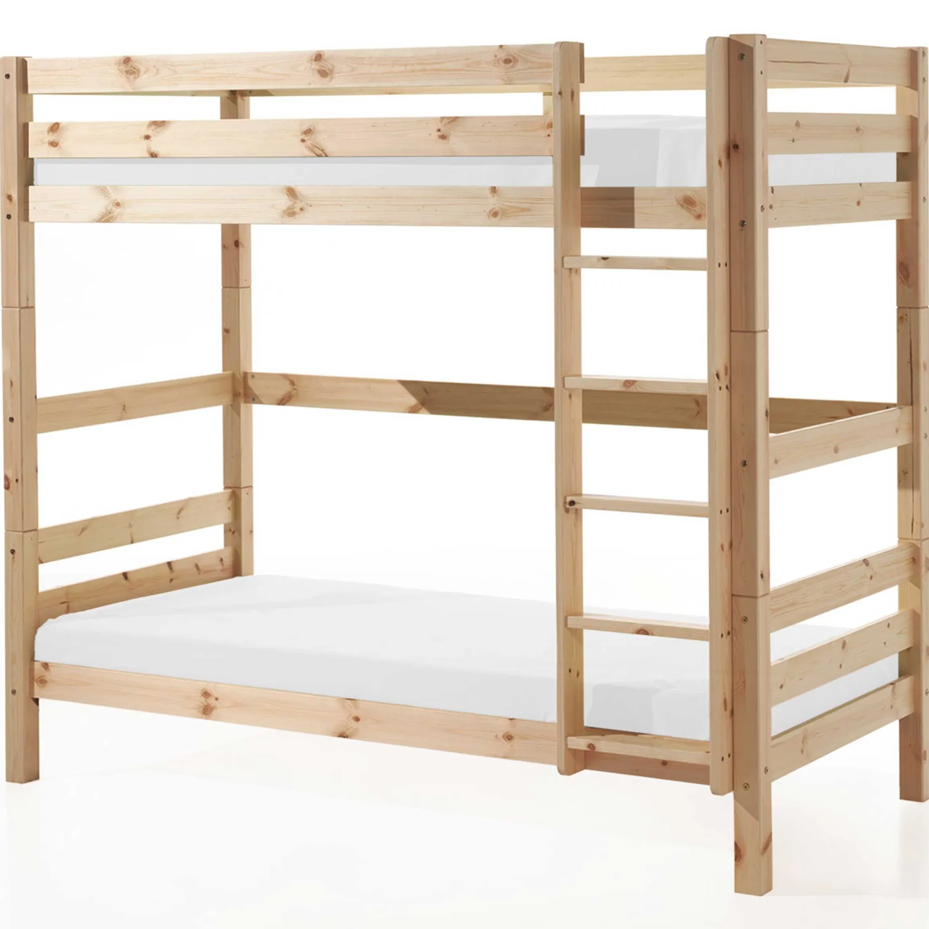 Etagenbett Claire mit Bettkästen Elise - Kieferholz