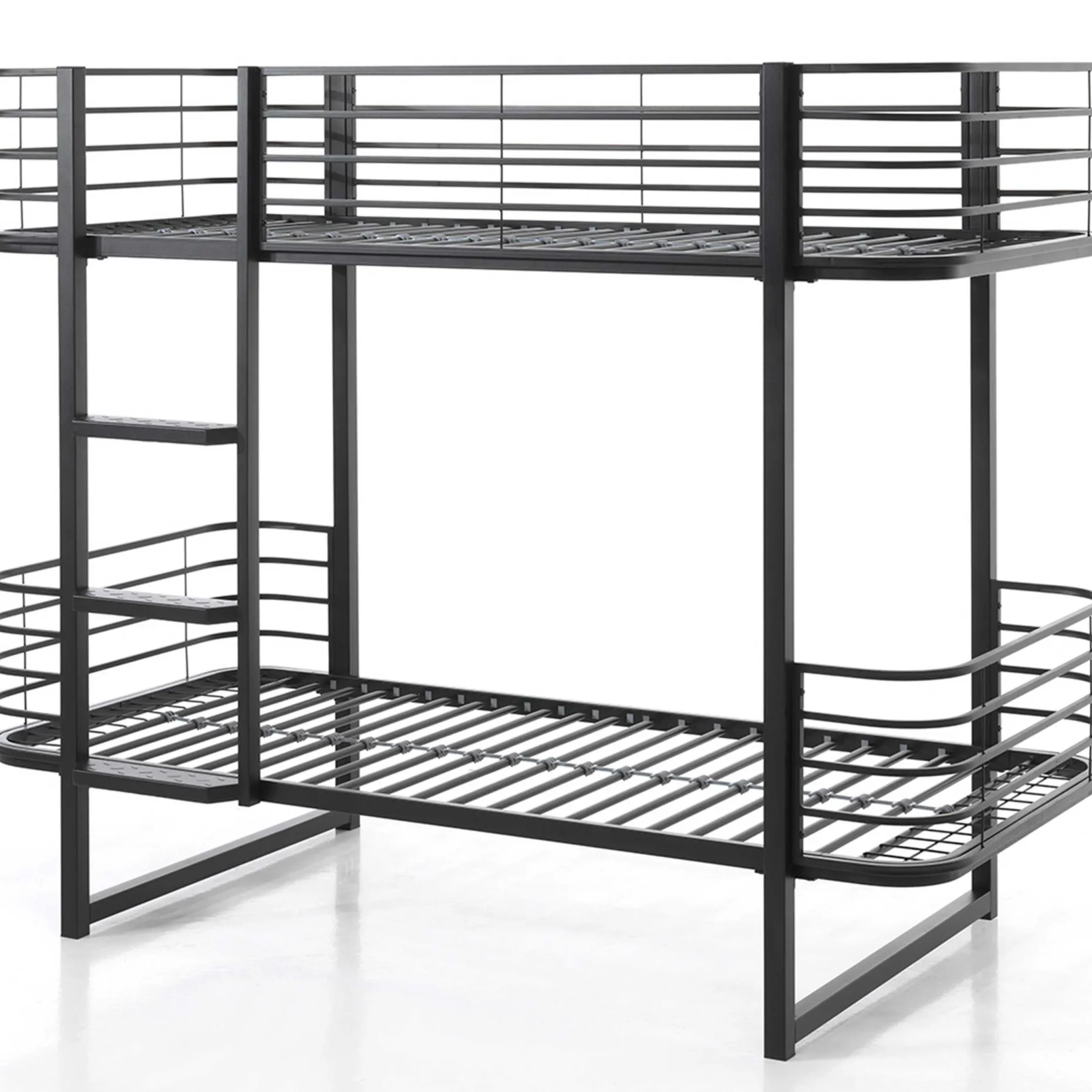 Etagenbett Oscar - 90x200cm - schwarz