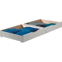 Etagenbett Scottie mit 2 Schubladen - weiß