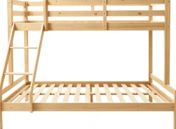 Etagenbett Sven - 90x200 & 140x200cm - 3 Personen – massives Kiefernholz