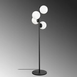 Emob Faze Stehleuchte | METALLGEHÄUSE | Schwarz