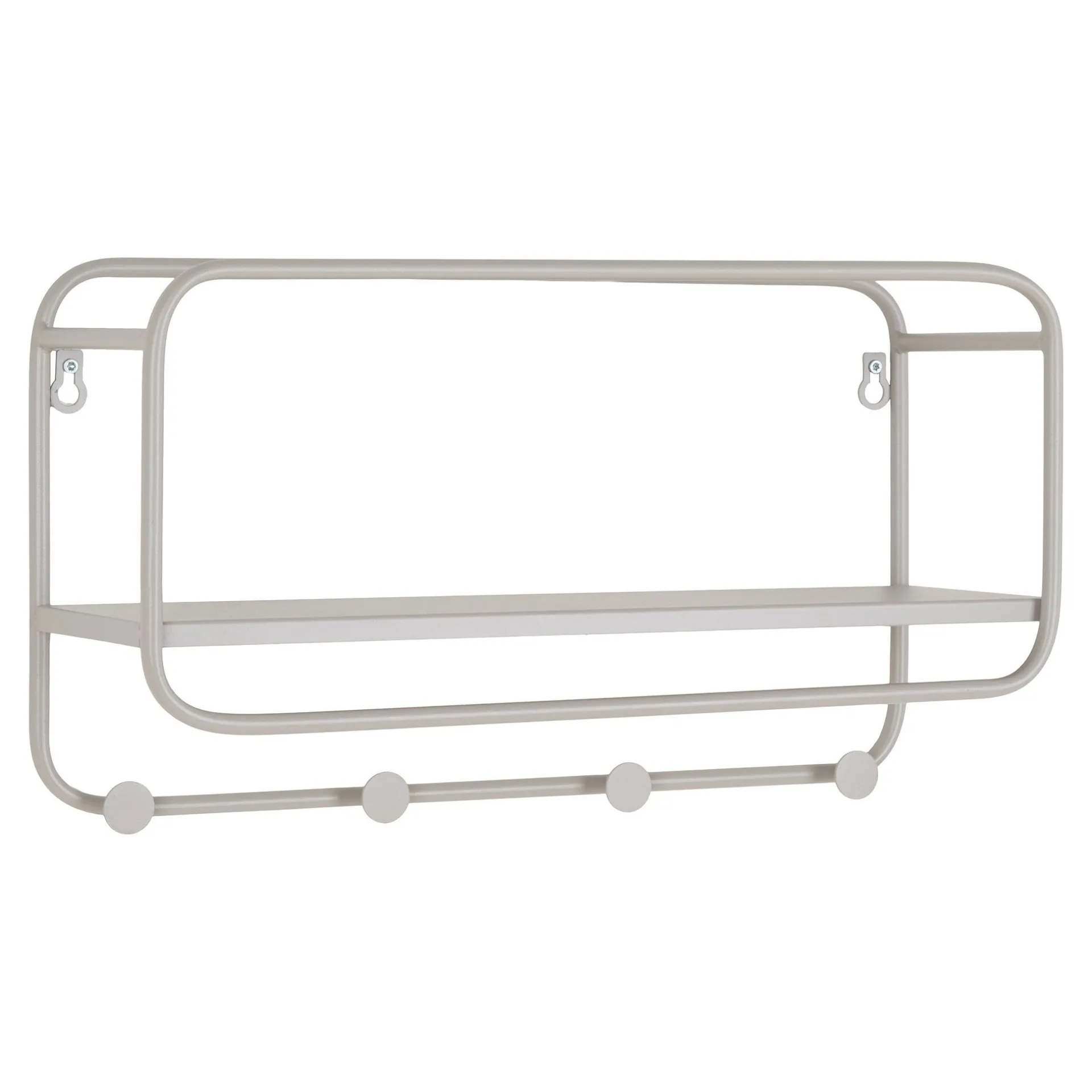 House Nordic Feira Hutablage - | Stahl, Cool Grey