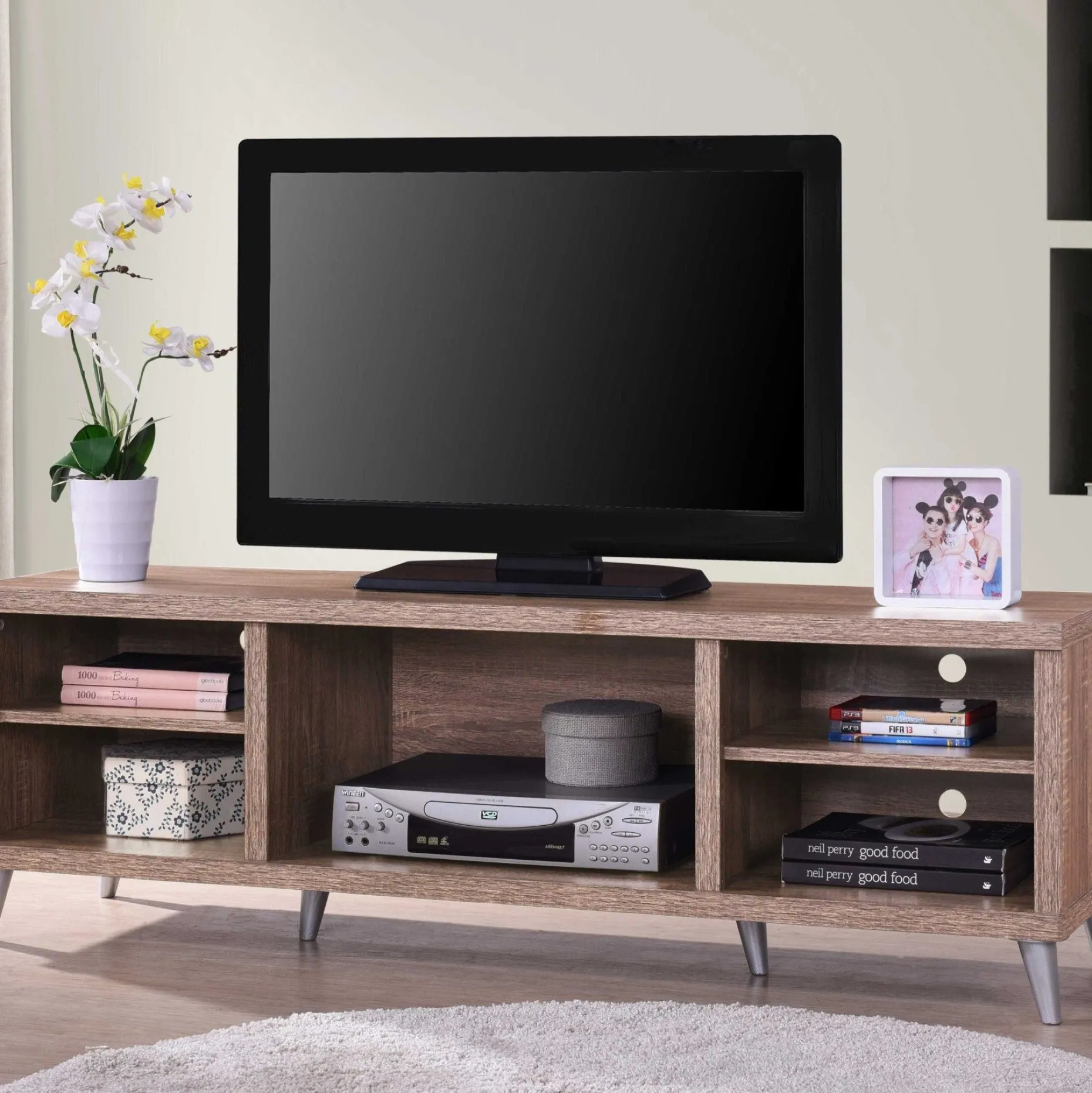 Fernsehschrank Konya 142cm - Nussbaum