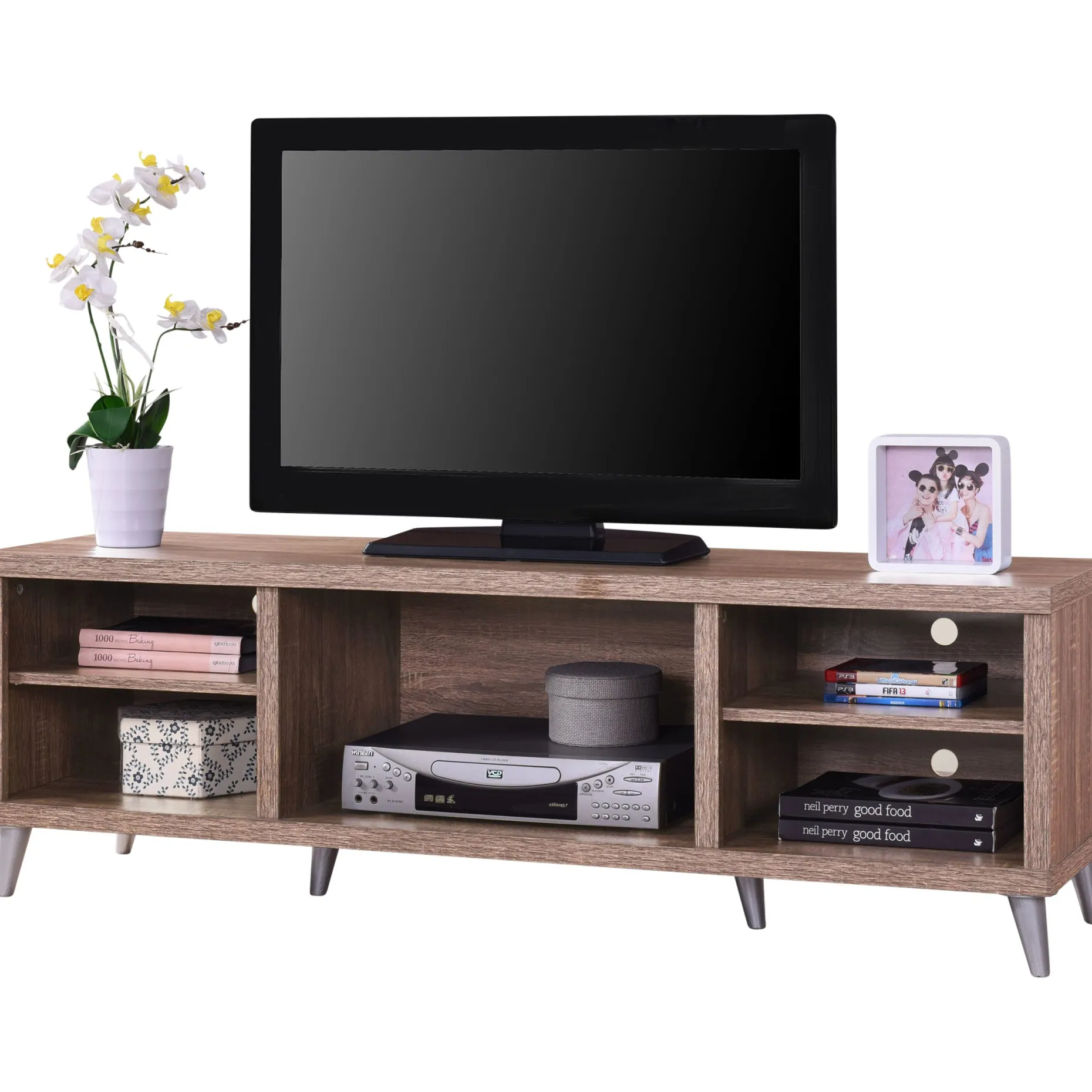 Fernsehschrank Konya 142cm - Nussbaum
