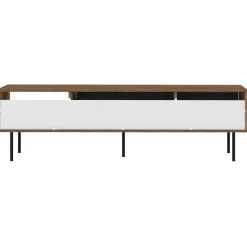 Fernsehschrank Watt 165cm - Walnuss/Grau