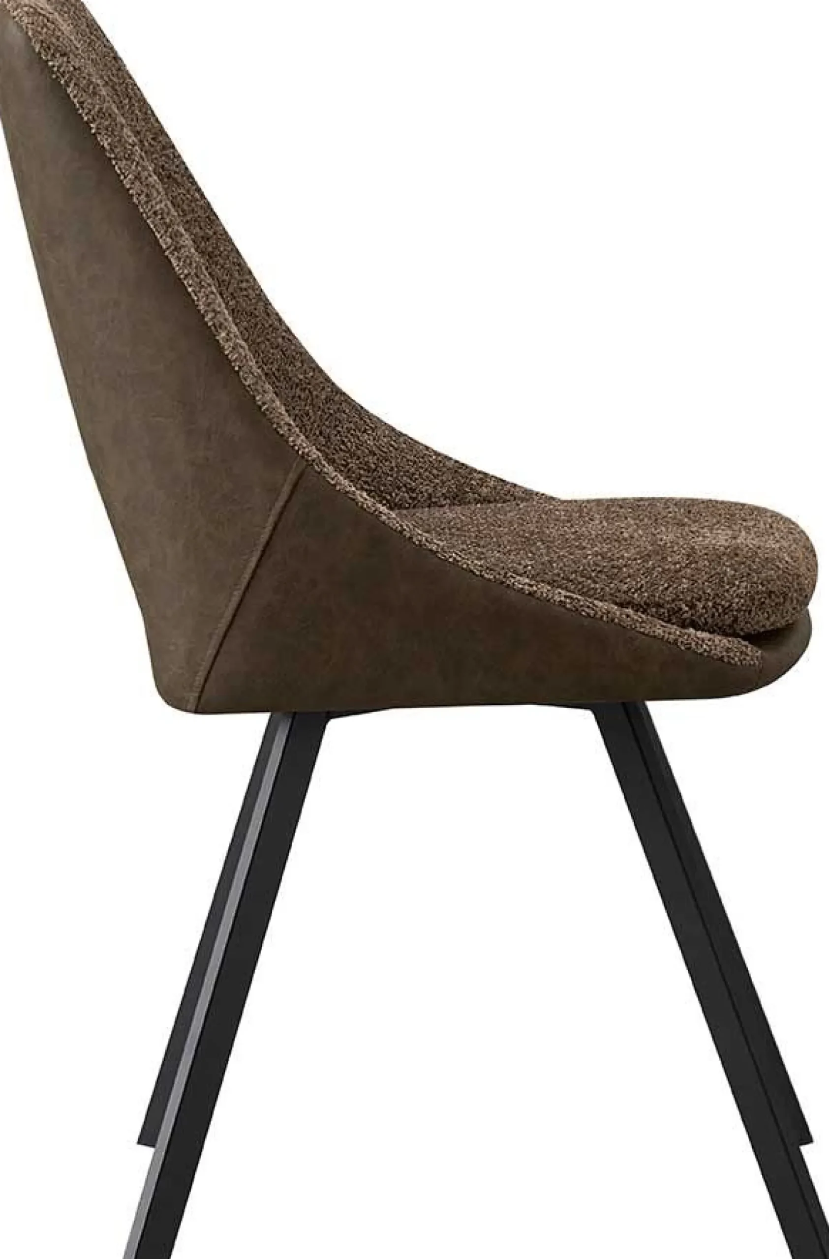 Rousseau Filou' Bouclé Sand Stuhl | PU Polsterung - 85x48x56cm