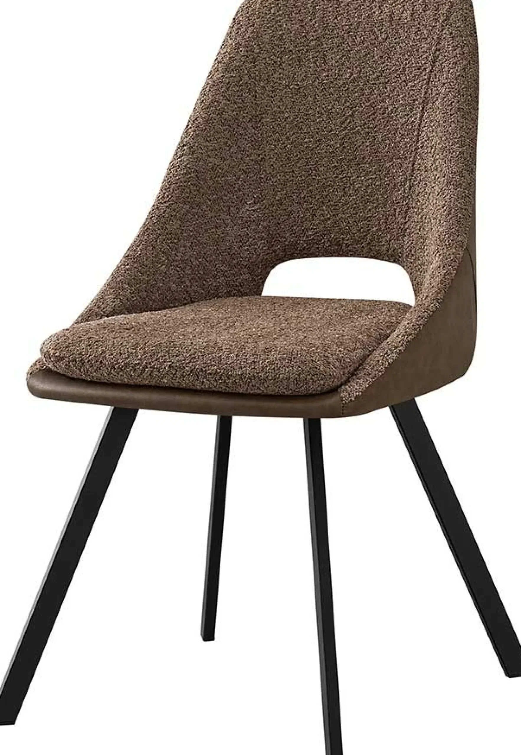 Rousseau Filou' Bouclé Sand Stuhl | PU Polsterung - 85x48x56cm