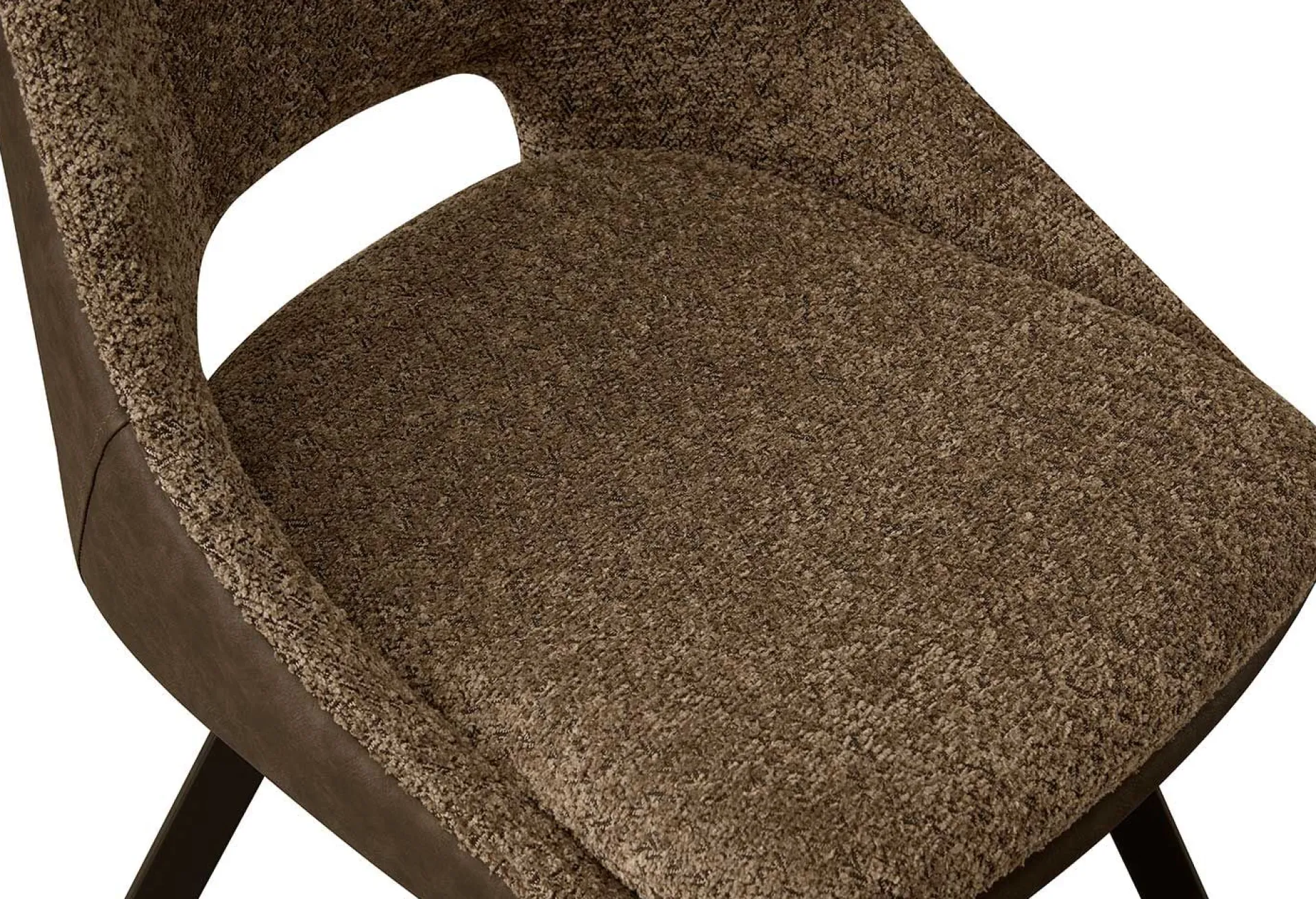 Rousseau Filou' Bouclé Sand Stuhl | PU Polsterung - 85x48x56cm