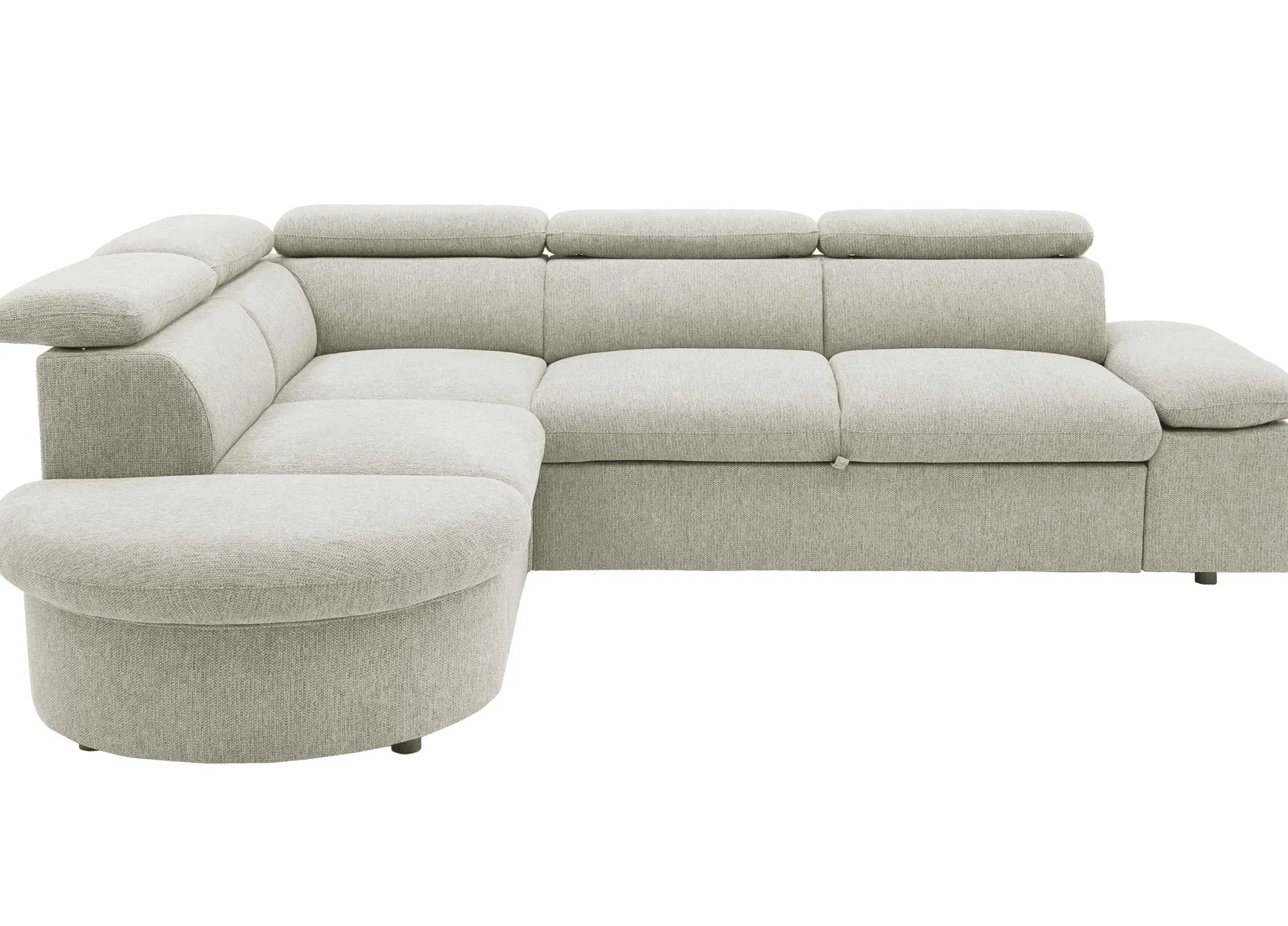 PGS Firenze Ecksofa links - mit Bettfunktion - Stoff